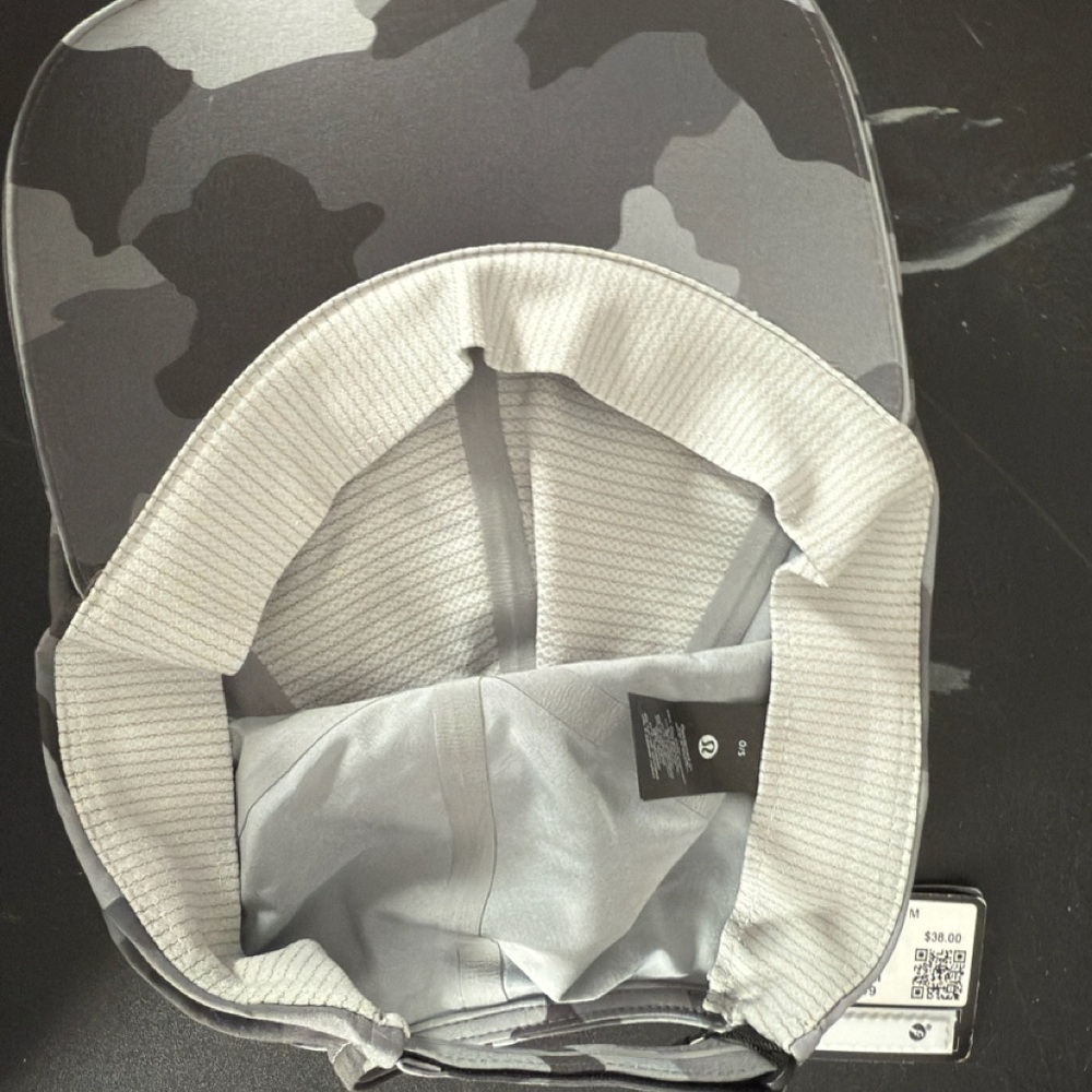 Lululemon Athletica Black and Gray Cap - Fast & Free Hat